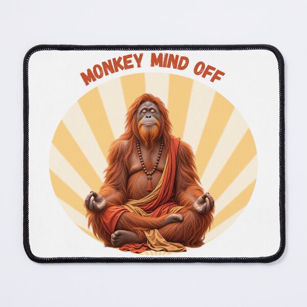 Item preview, MONKEY MIND OFF designed and sold by gomood.