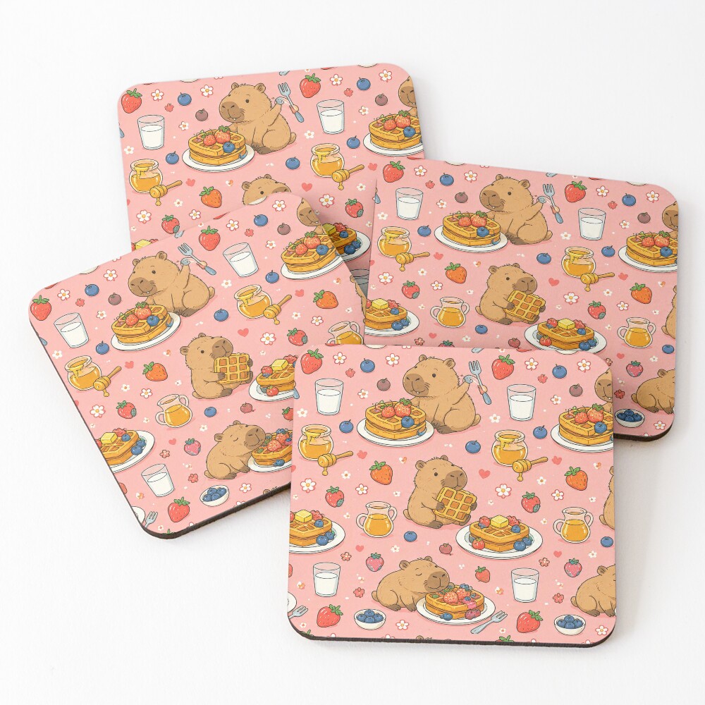 Item preview, Coasters (Set of 4) designed and sold by SoftBerryStudio.