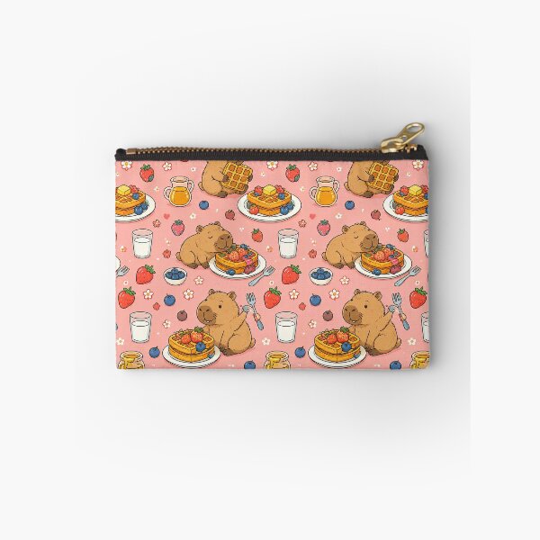 Item preview, Capybara Waffle Breakfast Pattern designed and sold by Soft Berry Studio.
