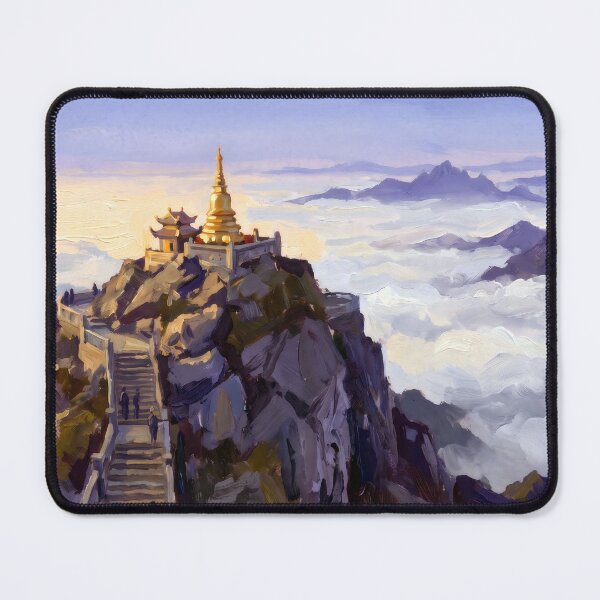 Item preview, Fansipan Peak Above the Cloud Sea designed and sold by RedPeaStudio.