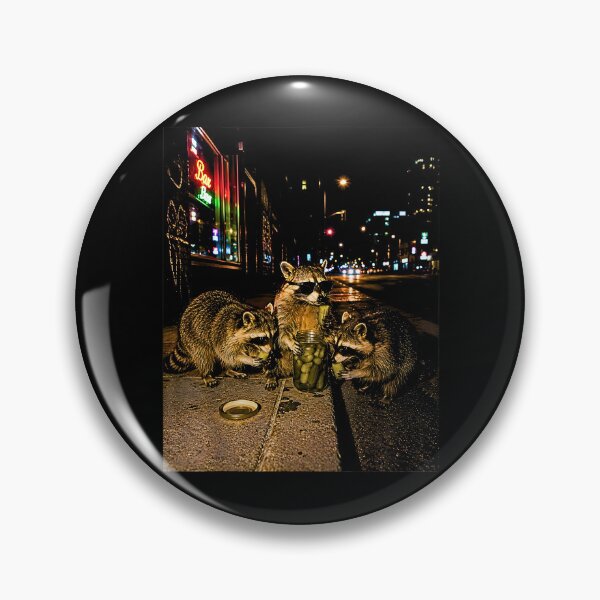 Item preview, Funny Raccoon Eating Pickles Meme Mens Womens designed and sold by Rahamkshop.