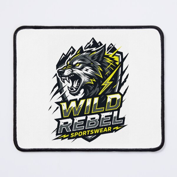 Item preview, Wild Rebel Wolf Gym T-Shirt – Fierce Fitness Sportswear Graphic designed and sold by ihebaouadi.