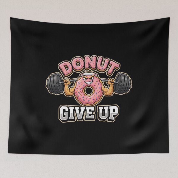 Item preview, DONUT GIVE UP designed and sold by domostore.