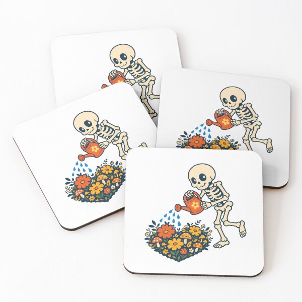 Item preview, Cottagecore Skeleton Flower Gardener Gothic Plant Lover designed and sold by chattsuede.