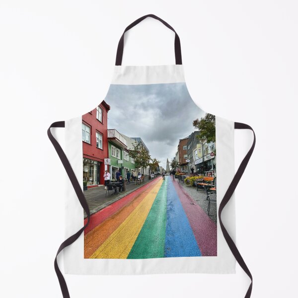 Item preview, Rainbow road in Reykjavík designed and sold by ClarissaFlora.