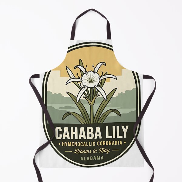 Item preview, Cahaba Lily Botanical Alabama Refuge Sticker designed and sold by DetourDgn.