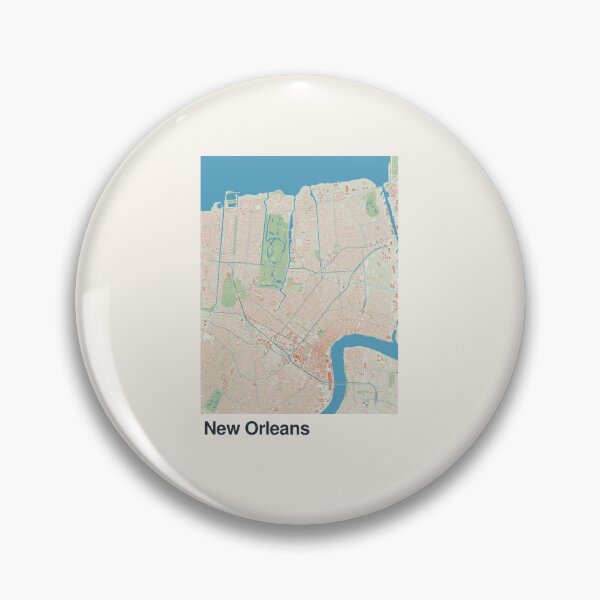 Item preview, New Orleans Minimalistic Map Art designed and sold by MapsNerd.