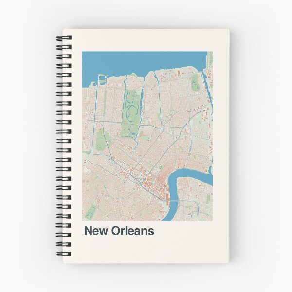 Item preview, New Orleans Minimalistic Map Art designed and sold by MapsNerd.