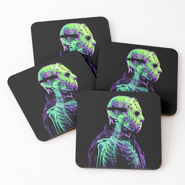 Item preview, Neon X-Ray Skull Mask Portrait Art designed and sold by The Mellonaire.