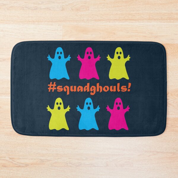 Item preview, Squadghouls (2) - Cute Halloween Ghosts Print designed and sold by ToluaPrints.