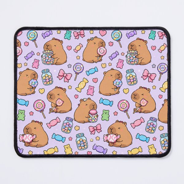 Item preview, Capybara Candy Shop Pattern designed and sold by Soft Berry Studio.