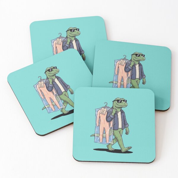 Item preview, Title  Reptilian Lizard Person Dry Cleaned Human Suit Conspiracy Sci-Fi Humor Art designed and sold by Rare By Hero.