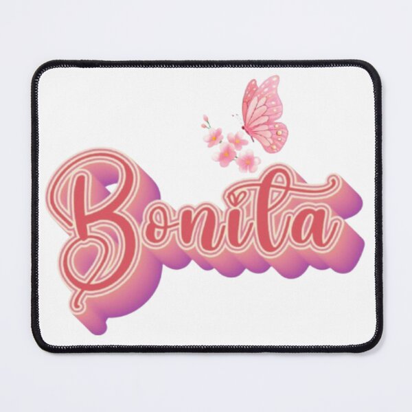 Item preview, Bonita Spanish Pretty Woman Butterfly Cherry Blossom Typography Art designed and sold by Miheerala.