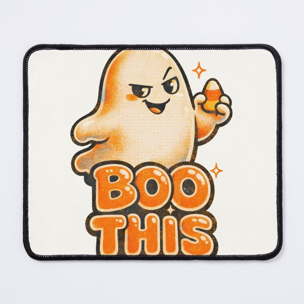Item preview, Funny Vintage Ghost Holding Candy Corn Boo This designed and sold by ScorPion-theory.