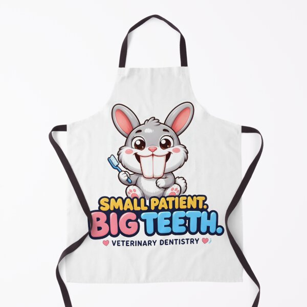 Item preview, Small Patient, Big Teeth – Funny Veterinary Dentistry Bunny designed and sold by Bettybee00.