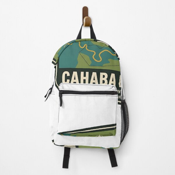 Item preview, Cahaba River NWR Alabama Map Badge Sticker designed and sold by DetourDgn.