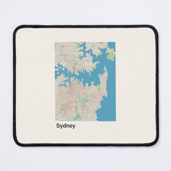 Item preview, Sydney Minimalistic Map Art designed and sold by MapsNerd.
