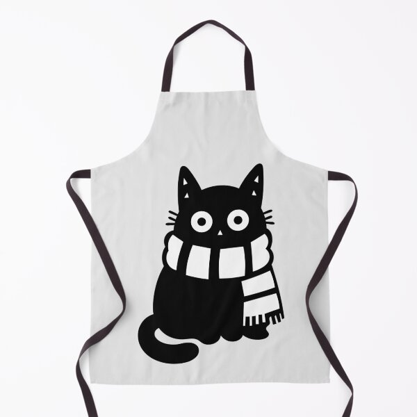 Item preview, Cute Cat Wearing Scarf Cozy Winter Kitty Cold Weather Adorable Cat designed and sold by DibujandoPorfa.