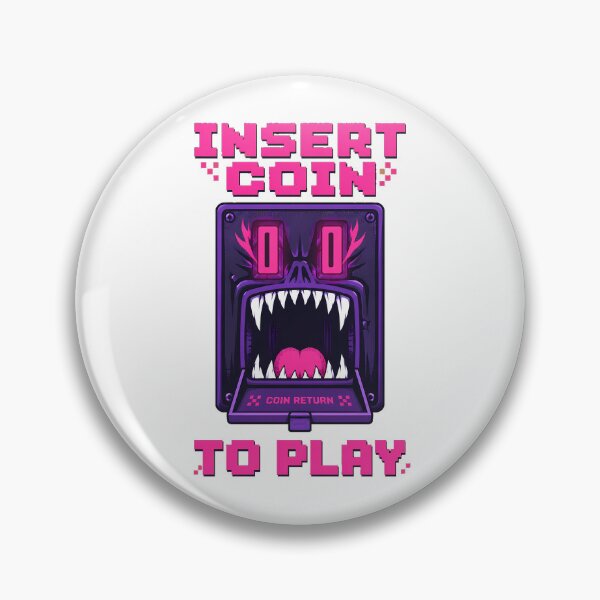 Item preview, Arcade Cabinet Monster Mimic Pixel Gaming Creature designed and sold by chattsuede.