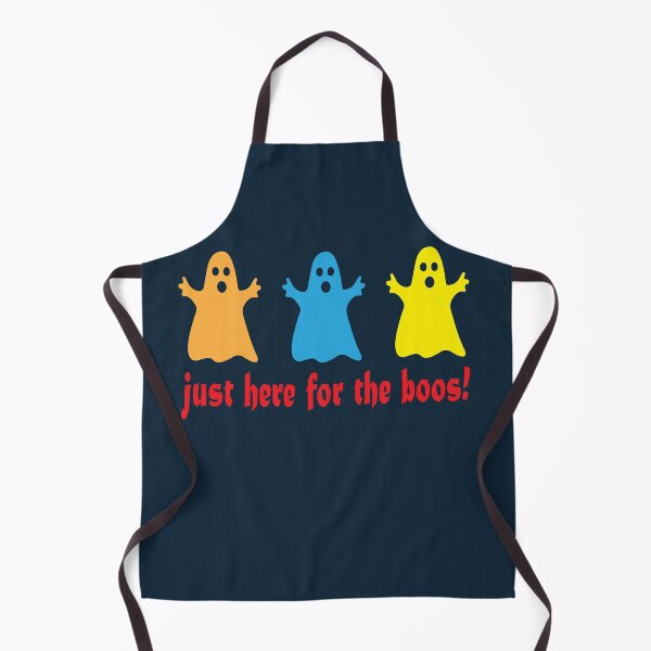Item preview, Just Here For The Boos (1) - Cute Halloween Ghost Print designed and sold by ToluaPrints.