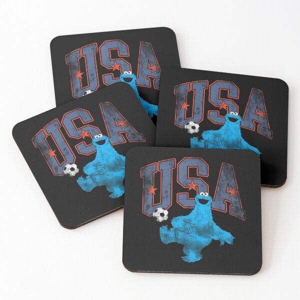 Item preview, Childhood Puppet Show Blue Biscuit Monster Usa Soccer designed and sold by SaiidPhom.