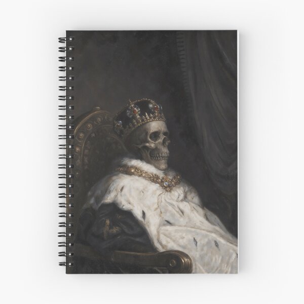 Item preview, Gothic Skeleton King On Throne Painting designed and sold by DarkHolyQueen.