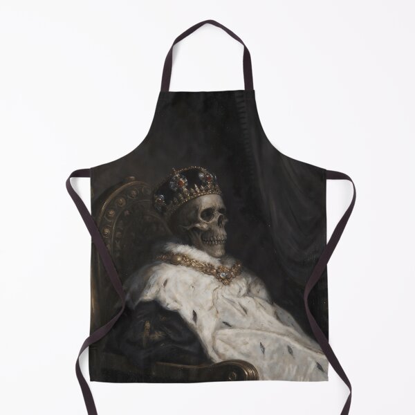 Item preview, Gothic Skeleton King On Throne Painting designed and sold by DarkHolyQueen.