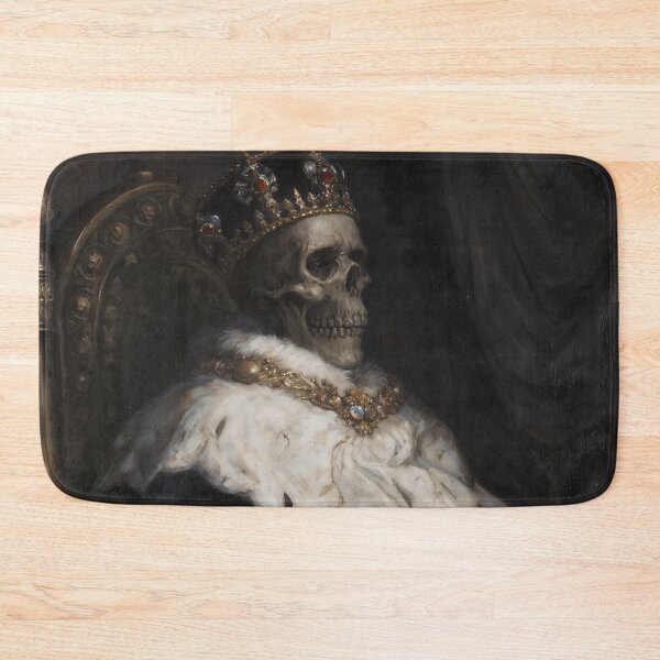 Item preview, Gothic Skeleton King On Throne Painting designed and sold by DarkHolyQueen.