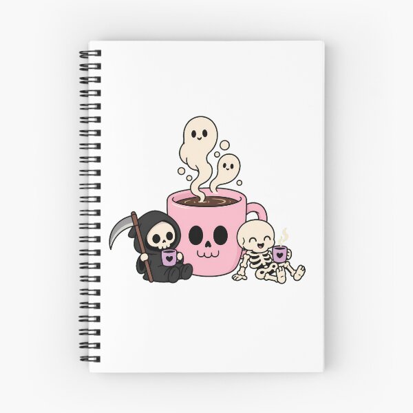 Item preview, Pastel Goth Skeleton Cup Cozy Spooky Coffee designed and sold by chattsuede.
