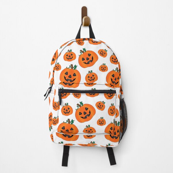 Item preview, Halloween Orange Pumpkins Print, Jack O Lantern Design designed and sold by bestggraphico.