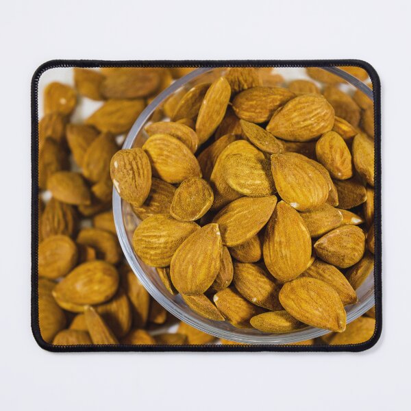 Item preview, Close-Up Bowl Of Raw Almonds Healthy Snack Nuts Protein-Rich Natural Food Ingredient designed and sold by Nmallia.