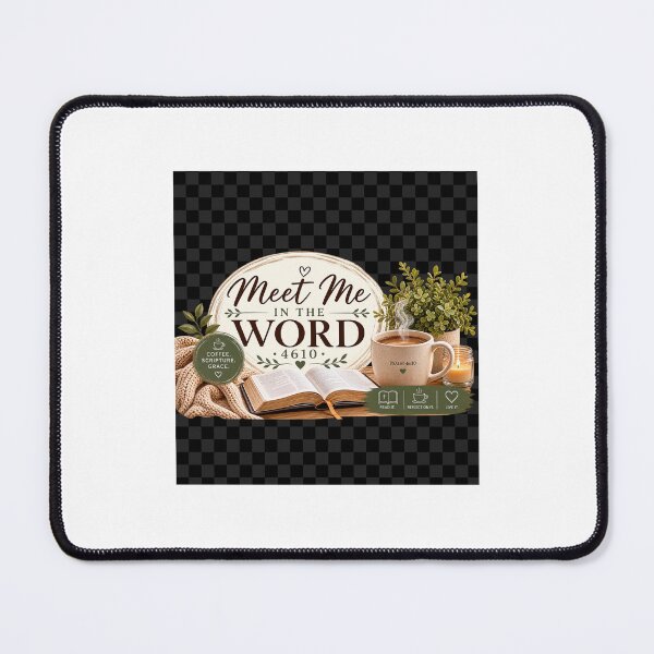 Item preview, Meet Me in the Word 4610-Christian Coffee & Scripture Mug Design designed and sold by Meet Me In The Word.