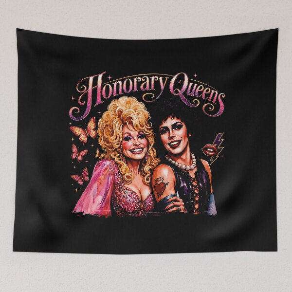 Item preview, Dolly Parton Tim Curry Honorary Queens designed and sold by HannahDetter.