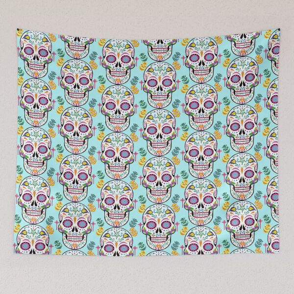 Item preview, Colorful sugar skull in Mexican style designed and sold by MiPa78.