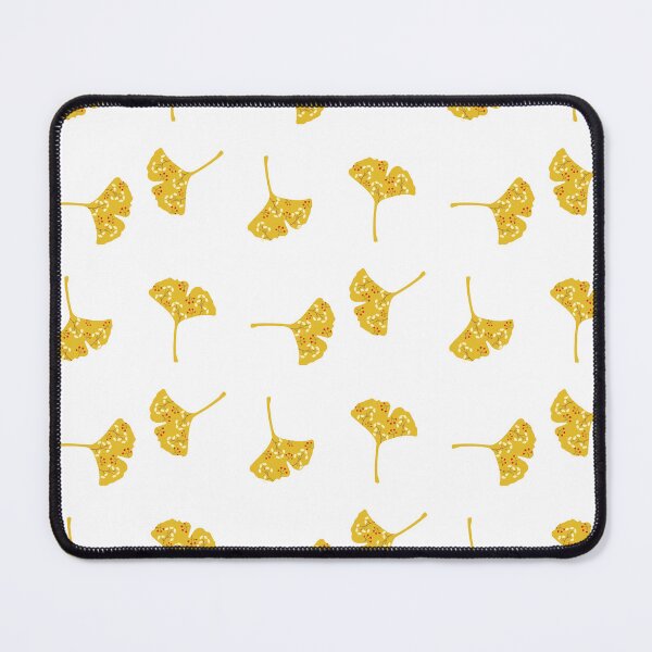 Item preview, Golden Yellow Ginkgo Leaf Pattern Floral Aesthetic Sticker Sheet designed and sold by Rehnair.