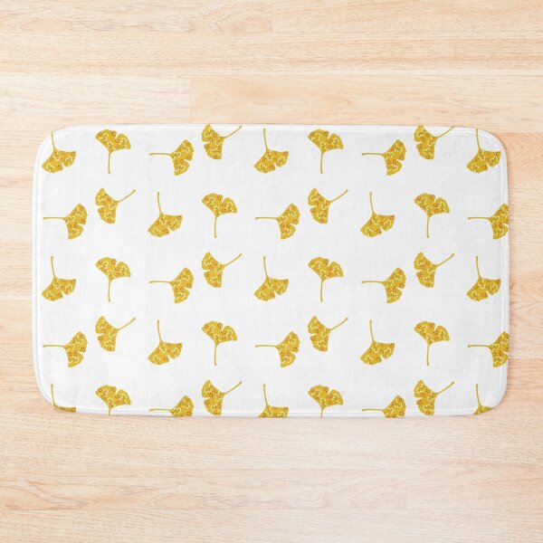 Item preview, Golden Yellow Ginkgo Leaf Pattern Floral Aesthetic Sticker Sheet designed and sold by Rehnair.