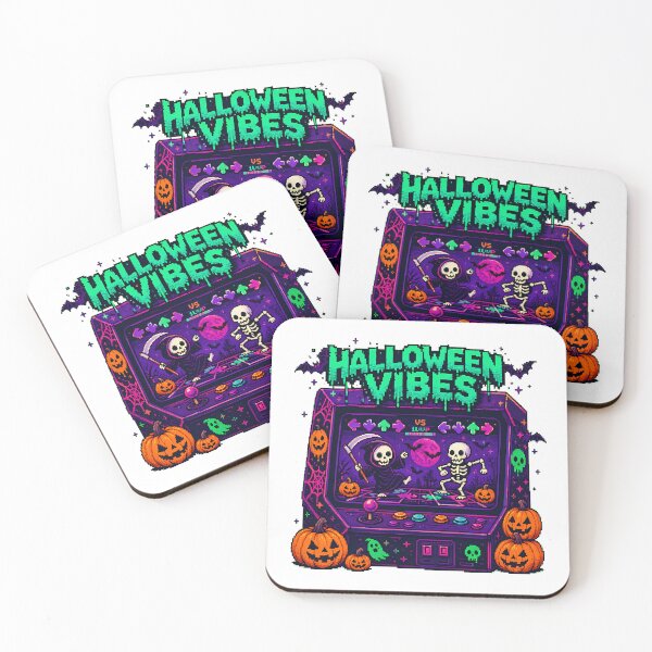 Item preview, Halloween Arcade Dance Battle Spooky Pixel Cabinet designed and sold by chattsuede.