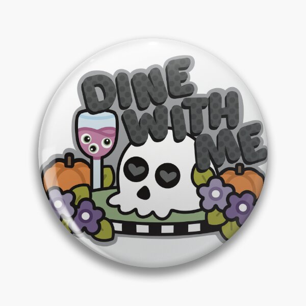 Item preview, Dine With Me Spooky Skull Eyeball Wine Halloween Platter designed and sold by TheBunnoBandit.