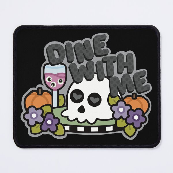 Item preview, Dine With Me Spooky Skull Eyeball Wine Halloween Platter designed and sold by TheBunnoBandit.