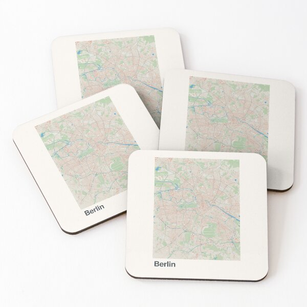 Item preview, Berlin Minimalistic Map Art designed and sold by MapsNerd.
