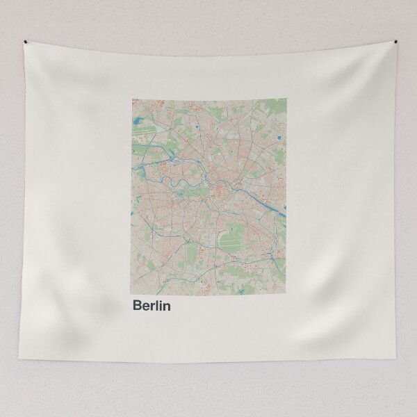 Item preview, Berlin Minimalistic Map Art designed and sold by MapsNerd.