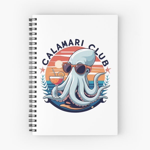 Item preview, Calamari Club T-Shirt | Funny Octopus Shirt with Sunglasses | Humorous Squid Gift for Men and Women | Summer Beach Holiday Top designed and sold by Aetheriaworld.
