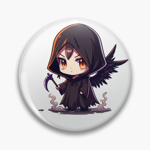 Item preview, Cute Chibi Grim Reaper Anime Angel of Death designed and sold by ScorPion-theory.