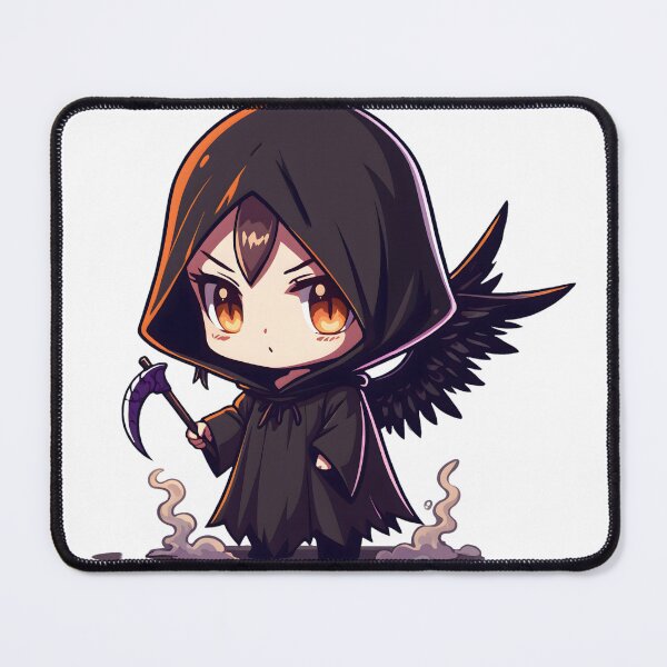 Item preview, Cute Chibi Grim Reaper Anime Angel of Death designed and sold by ScorPion-theory.