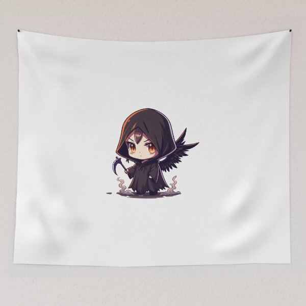 Item preview, Cute Chibi Grim Reaper Anime Angel of Death designed and sold by ScorPion-theory.