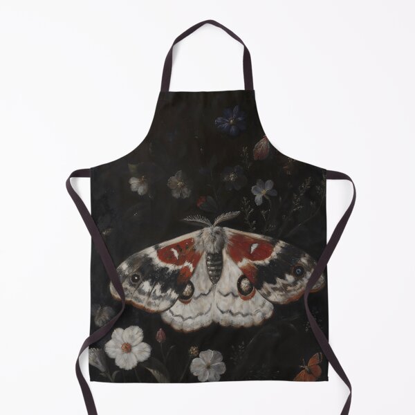 Item preview, Gothic Night Moth In Wildflowers Painting designed and sold by DarkHolyQueen.