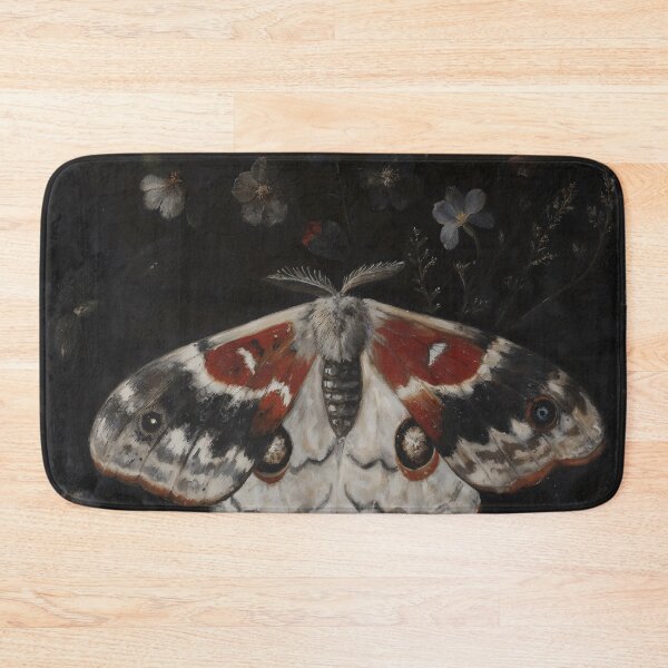 Item preview, Gothic Night Moth In Wildflowers Painting designed and sold by DarkHolyQueen.