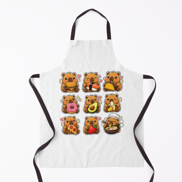 Item preview, Capybara Food Kawaii Cute Animal Funny Cartoon designed and sold by WeirdlyMild.