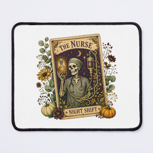 Item preview, Gothic Nurse Tarot Card Spooky Night Shift designed and sold by chattsuede.