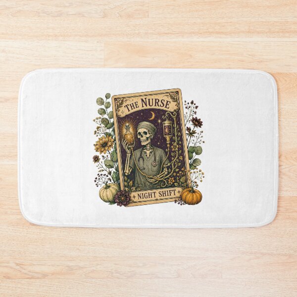 Item preview, Gothic Nurse Tarot Card Spooky Night Shift designed and sold by chattsuede.